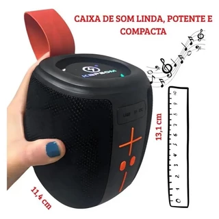 Caixa de Som Bluetooth 50W Alta Potência, Resistente à Água IPX4, Iluminação de Luzes RGB Colorida Portátil, Perfeita pa