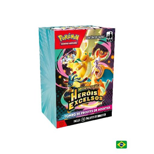 Combo de Pacotes Pokémon TCG - Heróis Excelsos