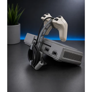 Suporte para exibição Horizontal Playstation Ps1 Fat, Base invisível Retrô, Vídeo Game antigo