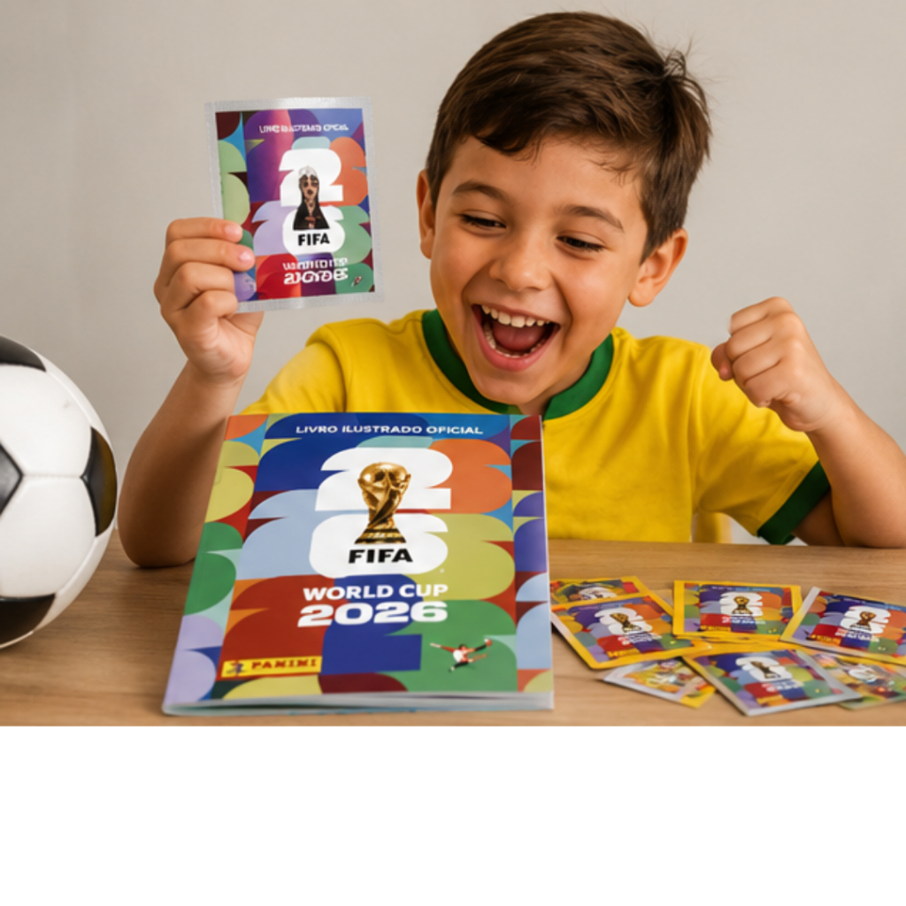 Álbum Copa Do Mundo 2026 + Figurinhas Oficial Panini Kits | Shopee Brasil