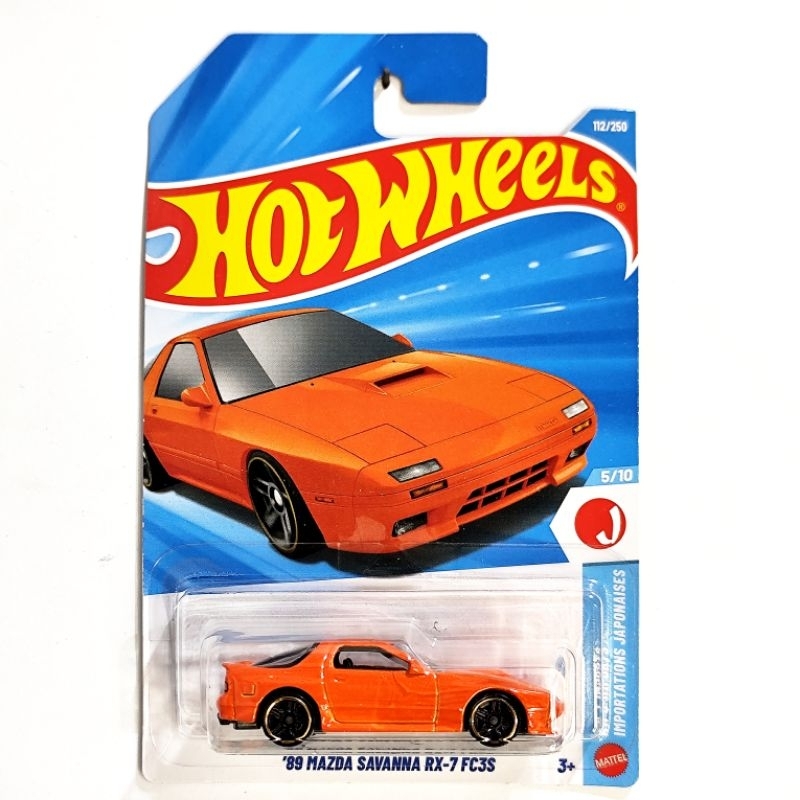 Hot Wheels - Mattel - Carrinho Mazda RX-7, MX-5, RX-3, Savana