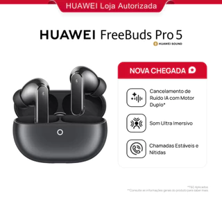 HUAWEI FreeBuds Pro 5 | Fone de Ouvido Bluetooth Sem Fio | Som Ultra Imersivo | Chamadas Nítidas