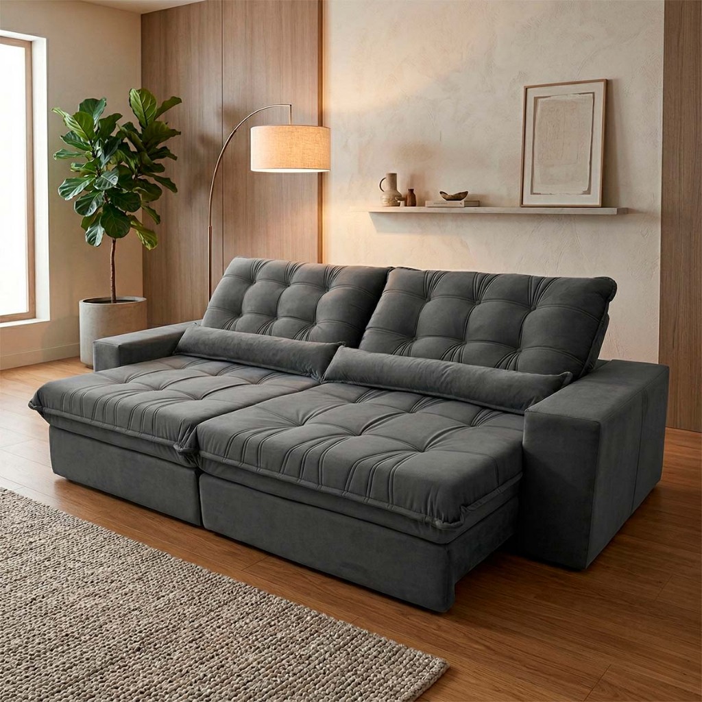 sofa capitone couro em Promoção na Shopee Brasil 2026