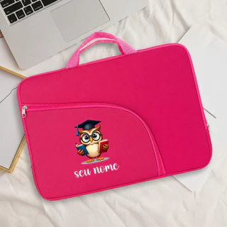 Pasta Para Notebook Personalizada Coruja Nome Para O Dia A Dia