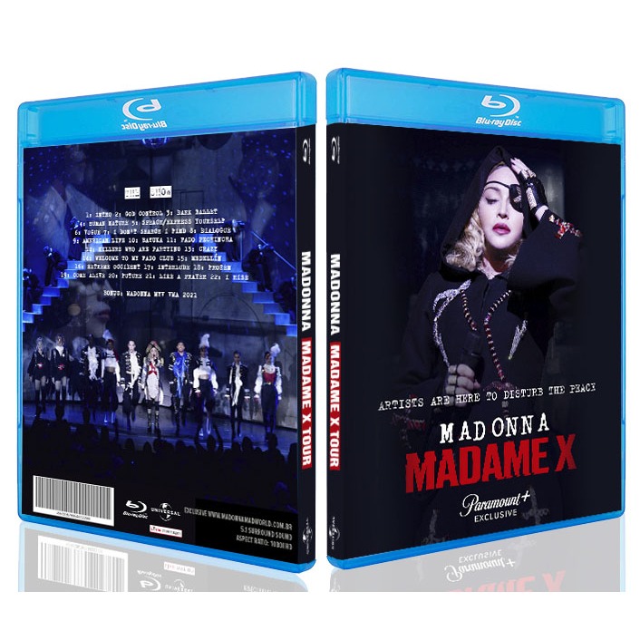 Bluray Madonna – Madame X Tour (+ CD) | Shopee Brasil