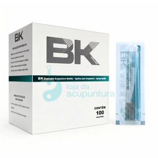 Agulha Sistêmica para Acupuntura BK Plus com 1000 Unidades