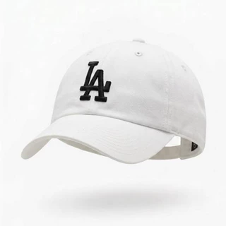 Boné LA Bordado Dad Hat Aba Curva Ajustável Unissex Streetwear