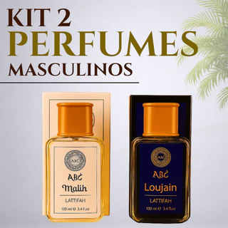Kit 2 Perfumes Masculinos 100ml Cada Alta Fixação Importados