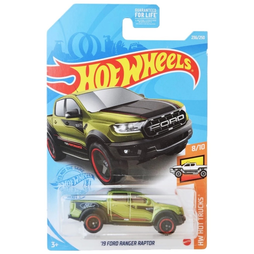 Hot Wheels - '19 Ford Ranger Raptor - GRY96 - Mattel | Shopee Brasil