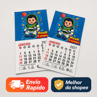 20-100 Calendário 2027- Personalizados com Imã - FAZEMOS QUALQUER TEMA - Lembrancinha personalizada ENVIO IMEDIATO