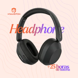 Fones De Ouvido Bluetooth 6 Super bass Headset 25h Hi-Res Hmaston SN41