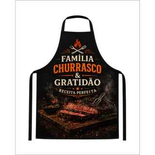 Avental para Churrasqueiro | Presente Criativo para Pai e Amigos | Tecido Oxford Resistente e Lavável | Garanta já o seu
