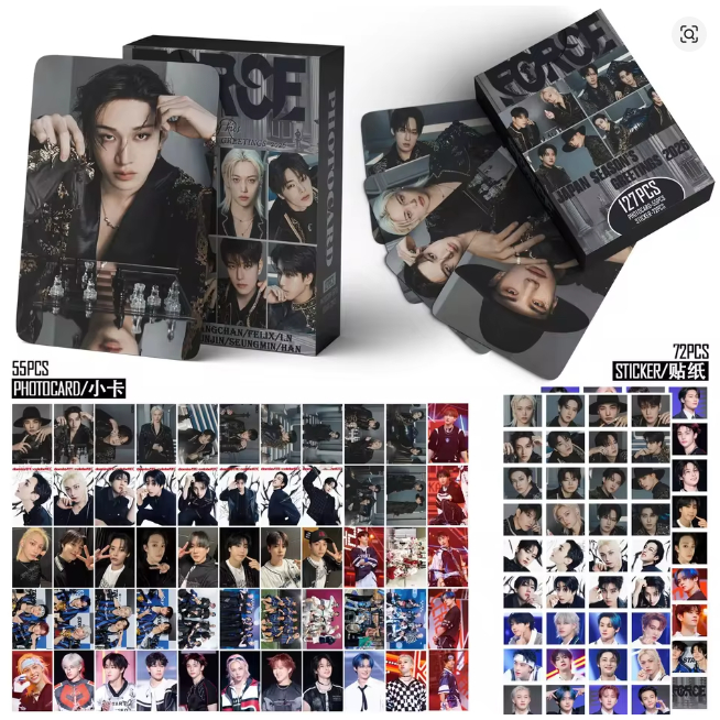 K-POP 55pcs/box Photocard/Lomocards STRAY KIDS | Shopee Brasil