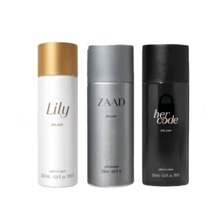 BODY SPLASH LILY ZAAD CODE O BOTICARIO 200ml