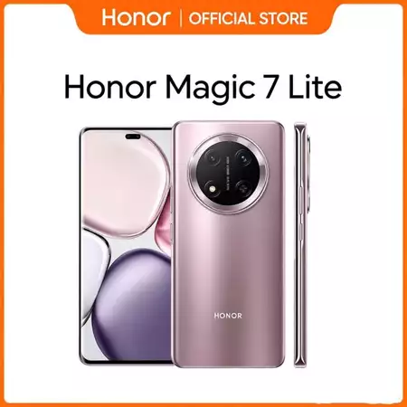 Honor Magic 7 Lite 5G 512GB 12GB RAM Câmera 108MP Processador Snapdragon 6 Gen 1 Bateria 6600mAh Versão Global
