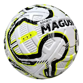 Bola Futebol Society Magussy Onix Costurada PVC Profissional Treino e Jogo