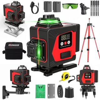 16 Linhas Nivel Laser Com Tripé Autonivelamento Verde Profissional 4D 30M 360°​