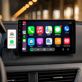 Central Multimídia Mp5 1din 9p Android Auto Carplay Bt Usb Foto Espelhamento Touch Tela 9 Polegadas Som Automotivo