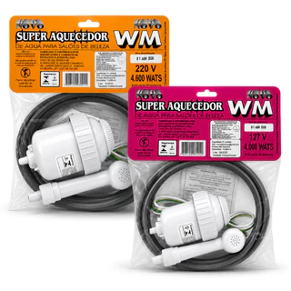 Super Aquecedor Água Wm 110v/220v Lavatórios Salões De Beleza