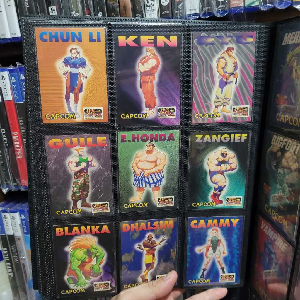 Card RYU Super Street Fighter II Turbo (Capcom) Década de 90