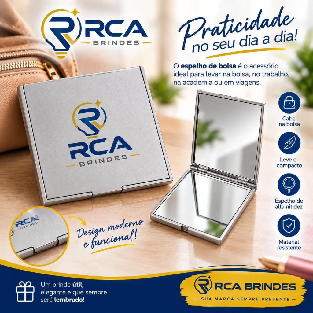 Kit Espelho De Bolsa Brindes Corporativo Presente Personalizados Com ...