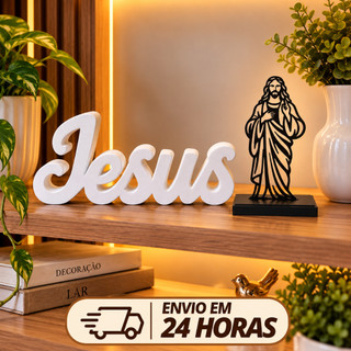 Jesus palavra + silhueta