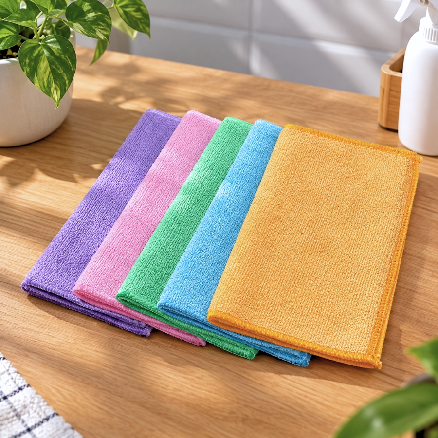 Imagem do produto Kit 10 Panos De Limpeza Microfibra alta absorção Multiuso 9