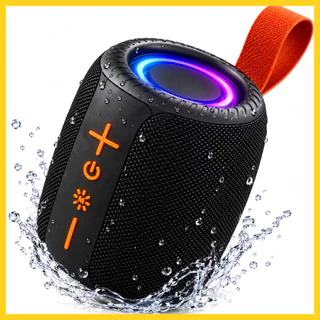 Caixa Caixinha de Som Bluetooth Portátil TWS IPX5 com LED RGB Pendrive USB FM MicroSD 50W