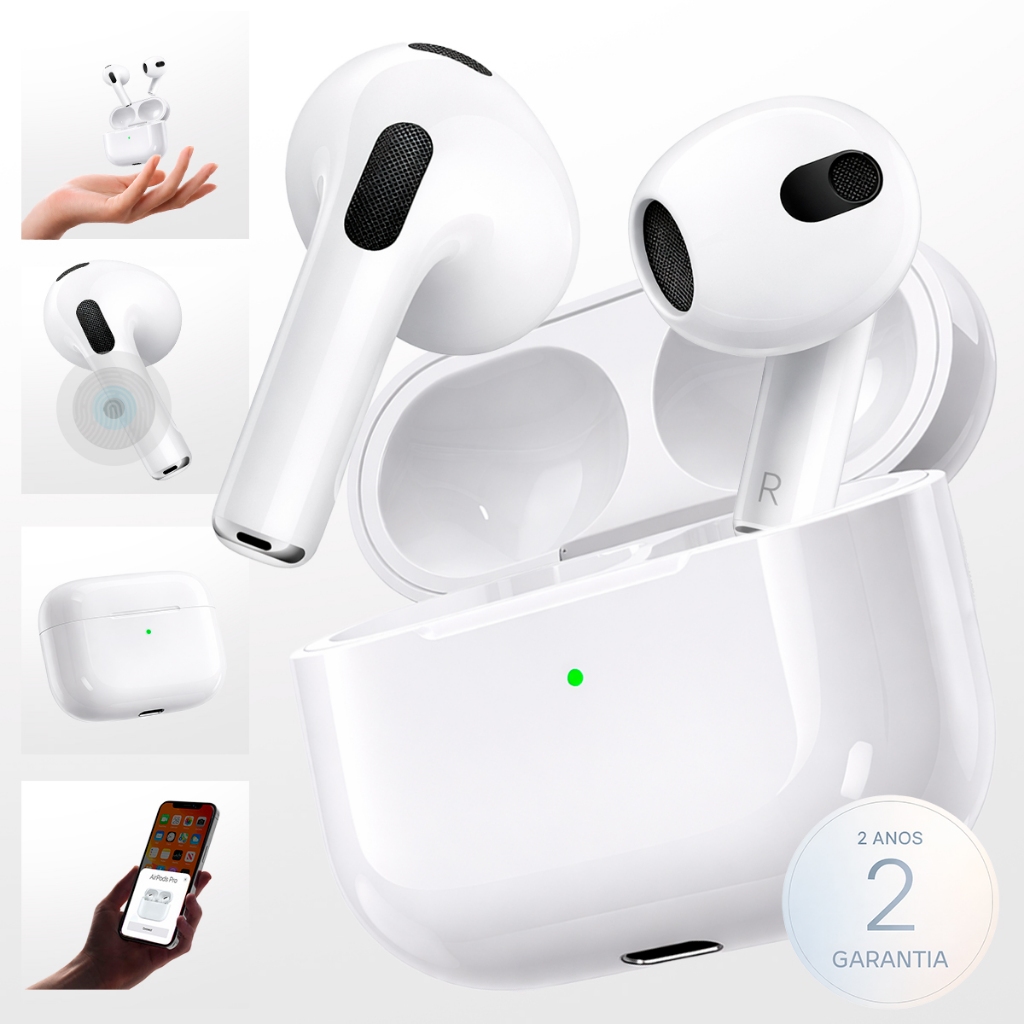 Fone de ouvido Sem Fio Bluetooth TWS PRO 6 Colorido em Promoção na