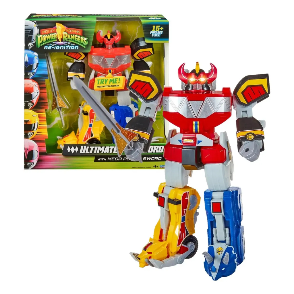 Boneco Ultimate Megazord Power Rangers Mighty Re-ignition - Sunny 5185 ...