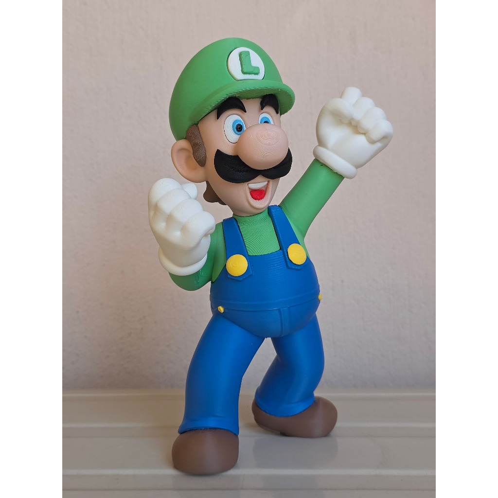 🟢 Boneco Luigi Super Mario 23cm – Decoração Gamer / Presente Nerd / Colecionável em Oferta na Shopee