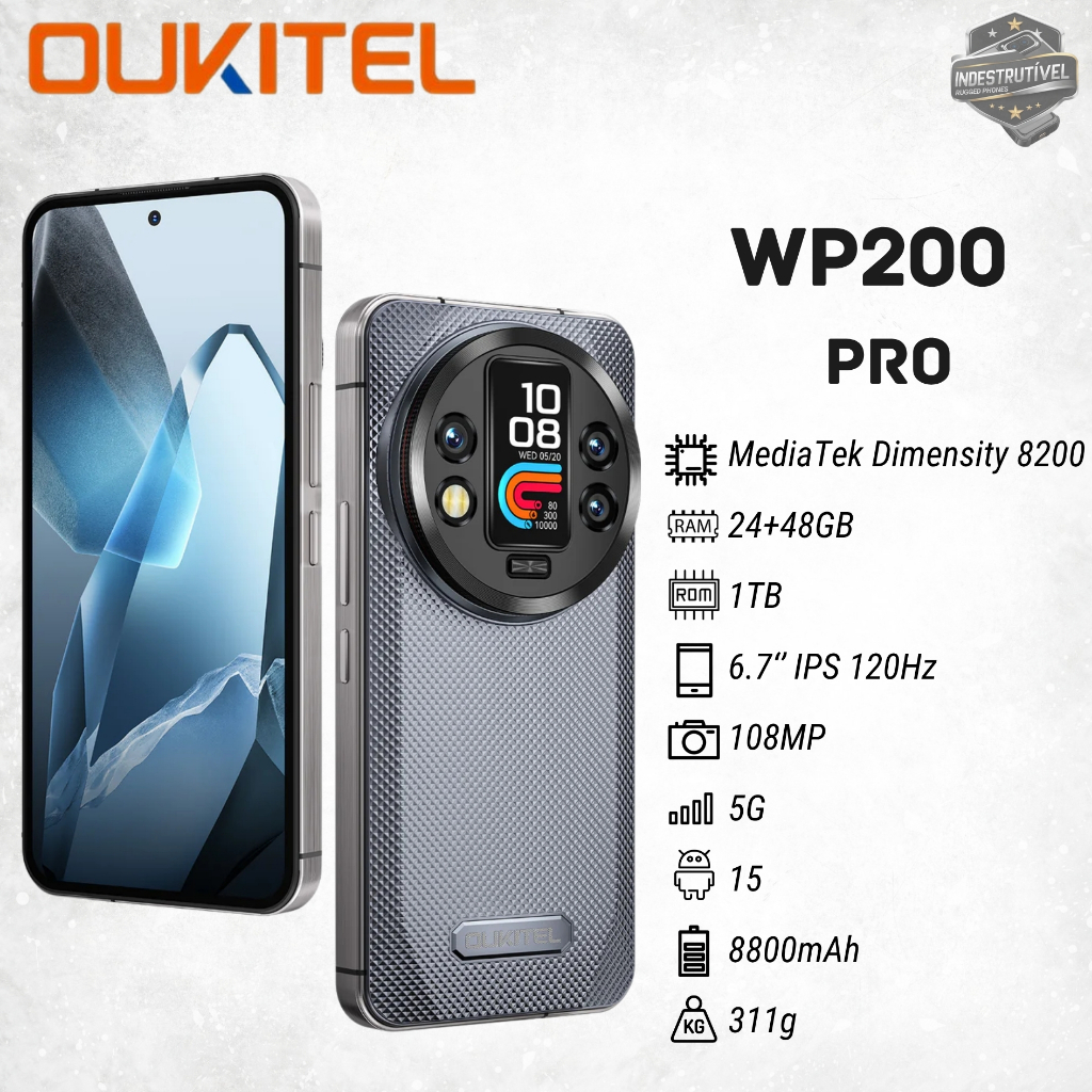 Oukitel WP200 Pro | Shopee Brasil