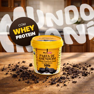 Pasta de Amendoim Leitinho Cookies e Cream com Whey Protein 500g - Manicrem