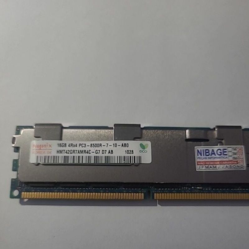 Memória RAM SK hynix HMT42GR7AMR4C-G7 ECC RDIMM 16 GB (1x16 GB) DDR3 1066 MHz CL7