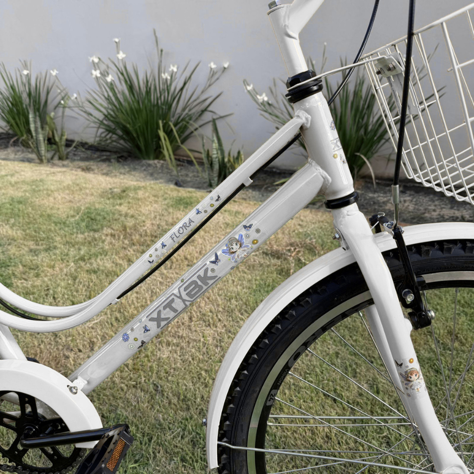 Bicicleta Infantil Aro 24 Feminina Flora XTBK tipo Brisa Ceci com