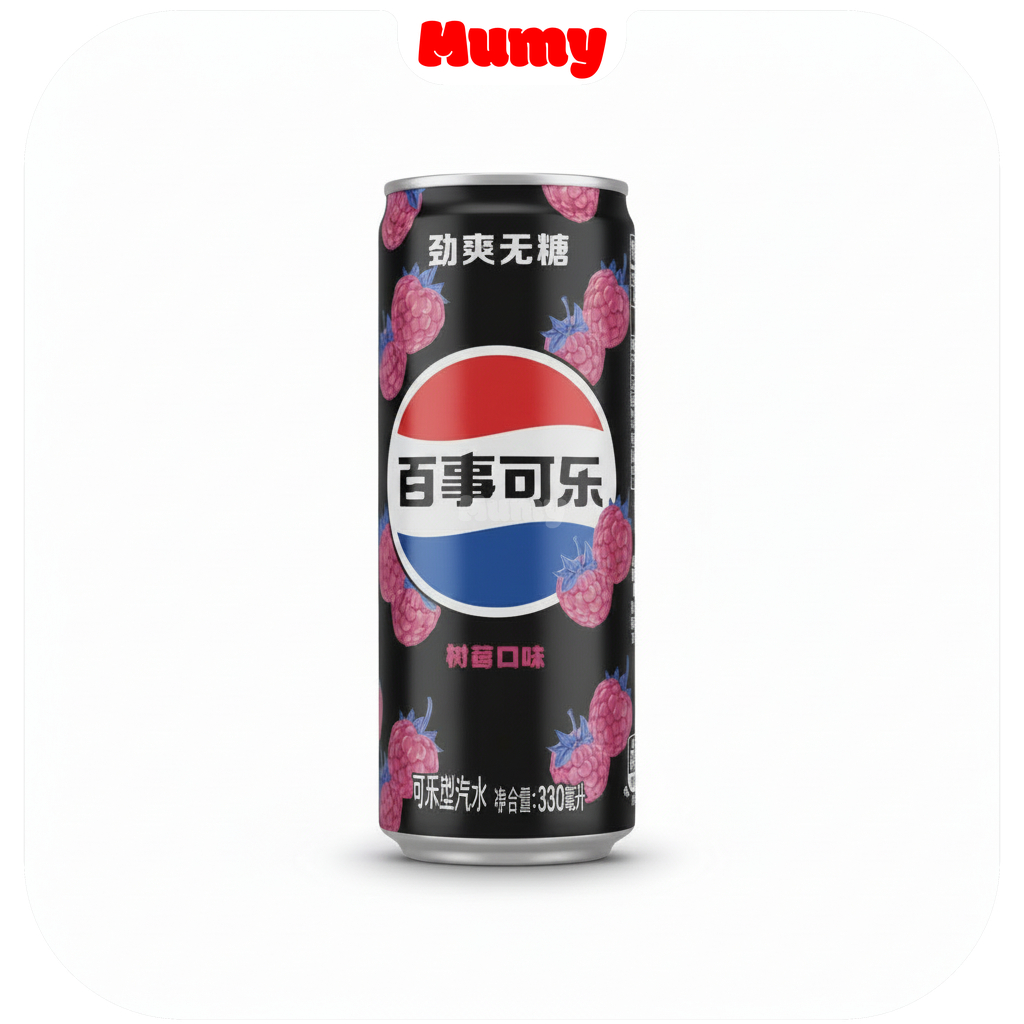 Refrigerante de Framboesa Sabor Framboesa Pepsi 330ml - Pepsi Raspberry ...