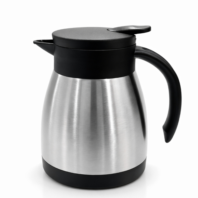 Garrafa Térmica Inox 500ml Bule Café Chá Água com Alça Tampa