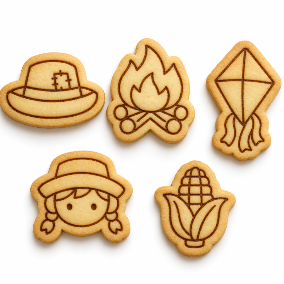 Kit 5 Cortadores de Biscoito Festa Junina Arraia Infantil