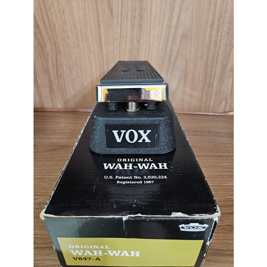 Pedal Vox Wah Wah V847 Efeito Guitarra com Caixa Original + Manual