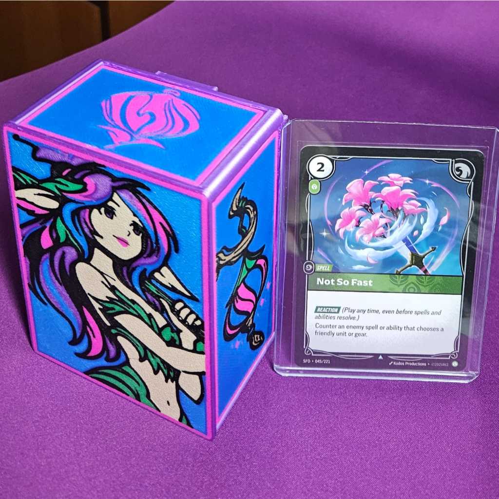 Riftbound - Lillia - Deck Box Display Toploader (60 Cartas) | Shopee Brasil