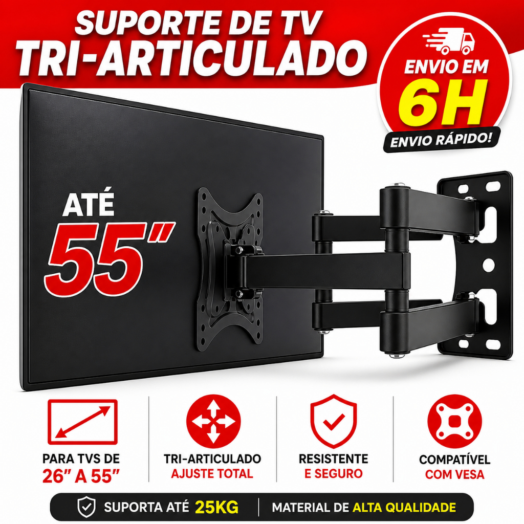 Suporte Articulado para Tv 43 Polegadas em Oferta | Shopee Brasil 2026