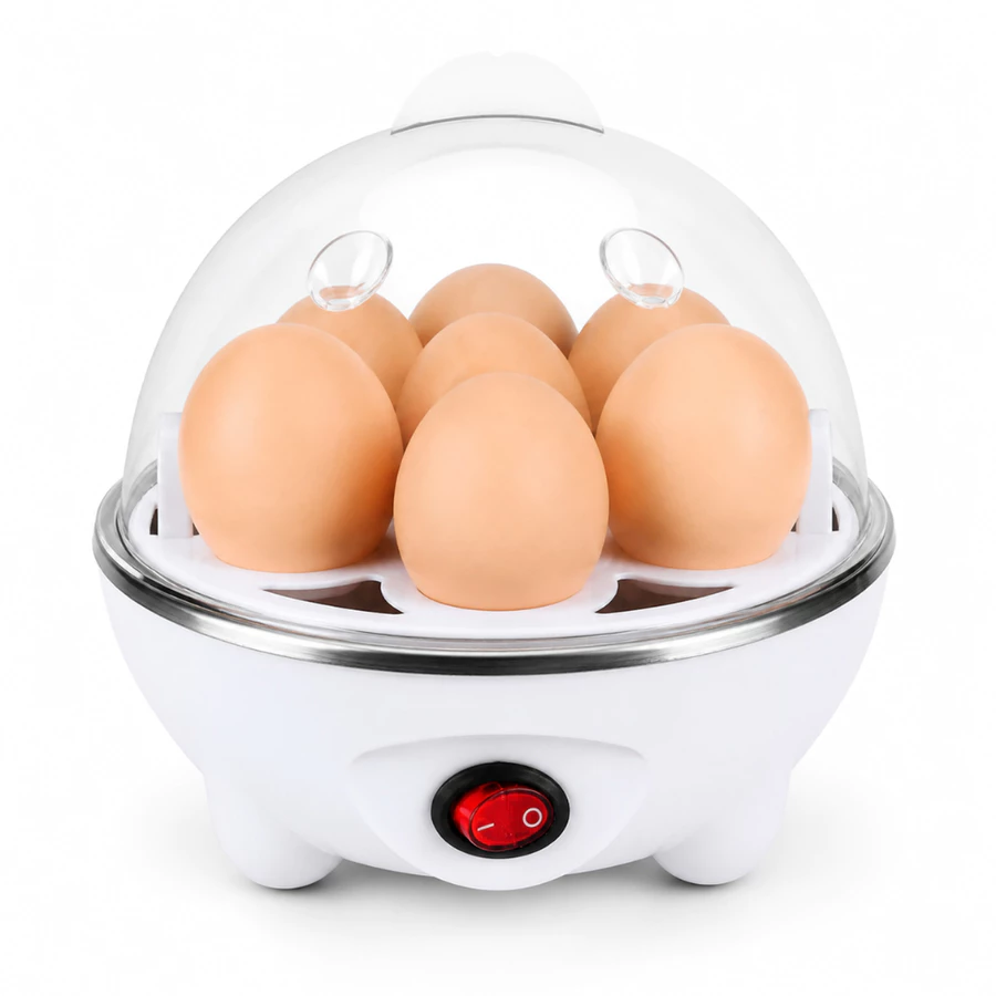Cozedor de Ovos Elétrico para até 7 Ovos Prático e Rápido