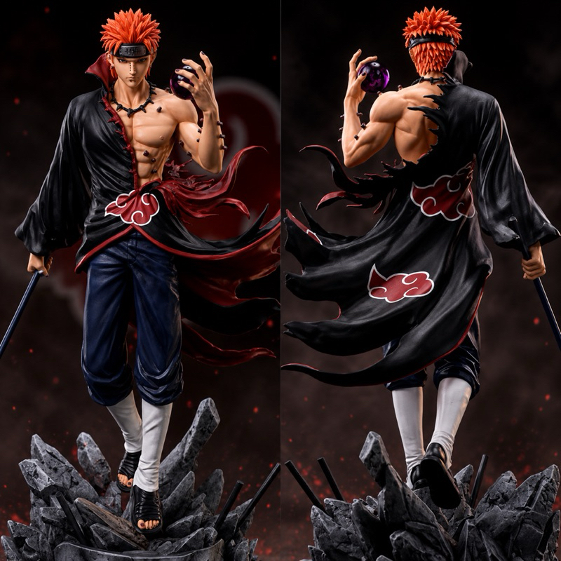 スポーツ AKATSUKI JAPAN FIGURE COLLECTION Action Figure Pain Akatsuki Naruto Shippuden 25cm Estátua Anime