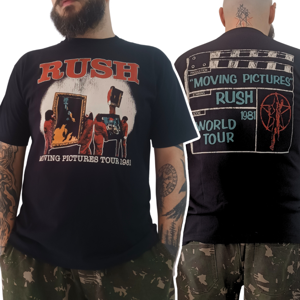 Camiseta Rush - Moving Pictures | Shopee Brasil