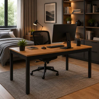 Mesa 120x60 Multiuso para Quarto, Sala, Escritório e Setup Gamer