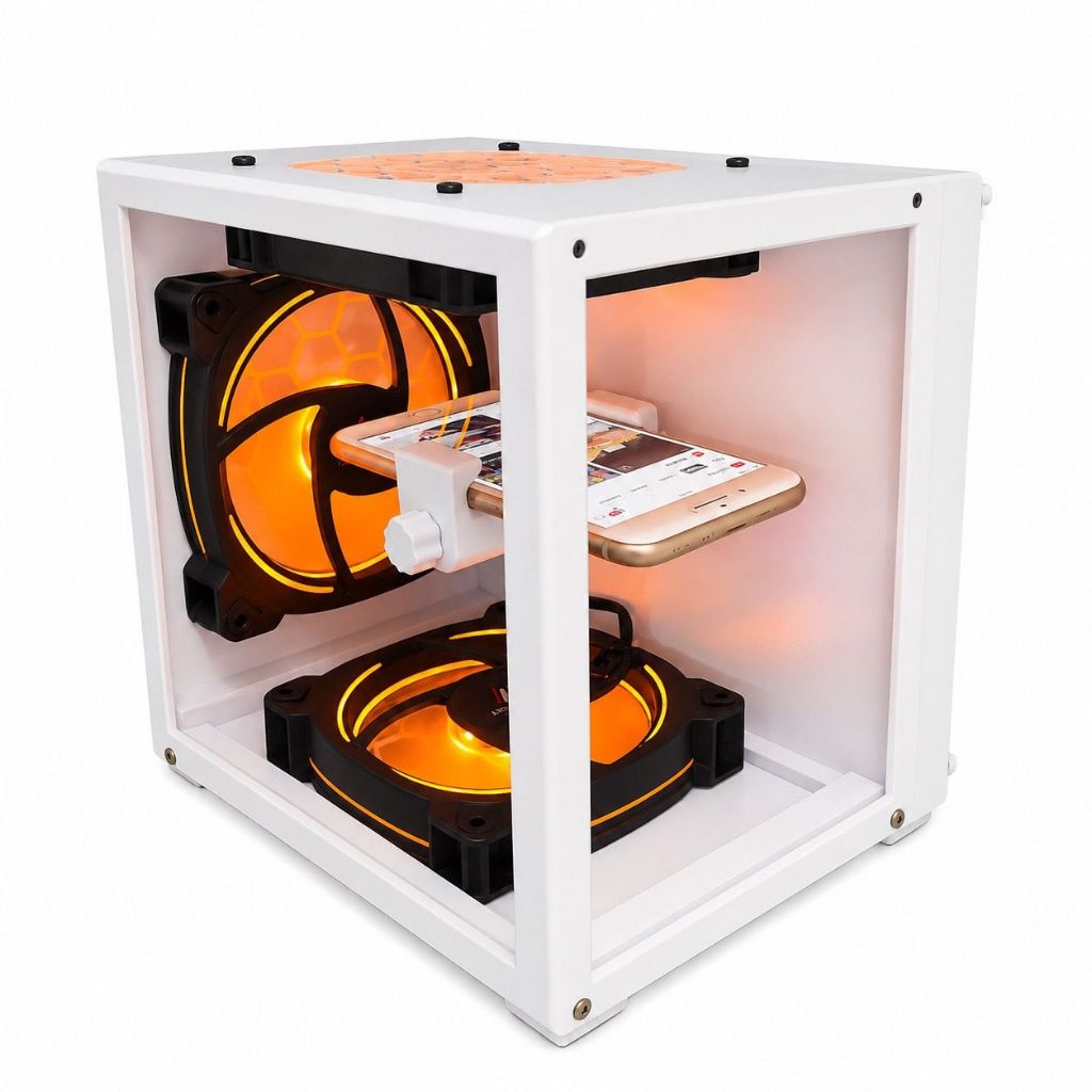 Gabinete Dex para Celular CPU DEX - com fans instaladas 120mm (não ...