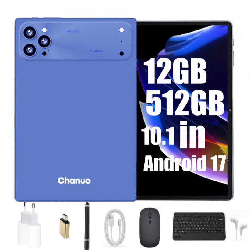 2026 Tablet T17 PRO MAX amx mouse teclado 12GB RAM 512GB ROM
