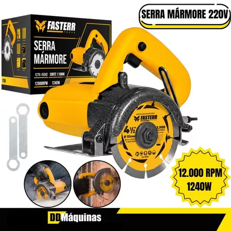 Serra Mármore 4.3 8 110mm 1240W 220V FST056   Fasterr