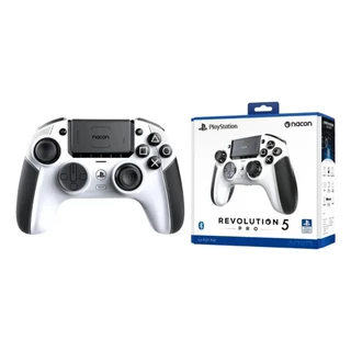Controle Nacon Revolution Pro 5 Branco - PS4 e PS5 Bluetooth Wireless