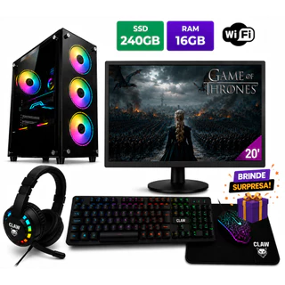 Computador Completo Gamer I5 3ª 16 Gb Ssd 240 Placa Video 4gb
